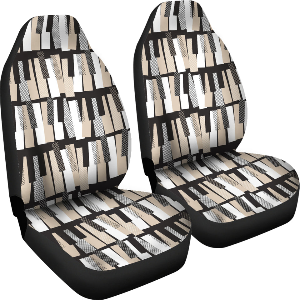 Piano Pattern Print Design 04 Universal Fit Car Seat Covers