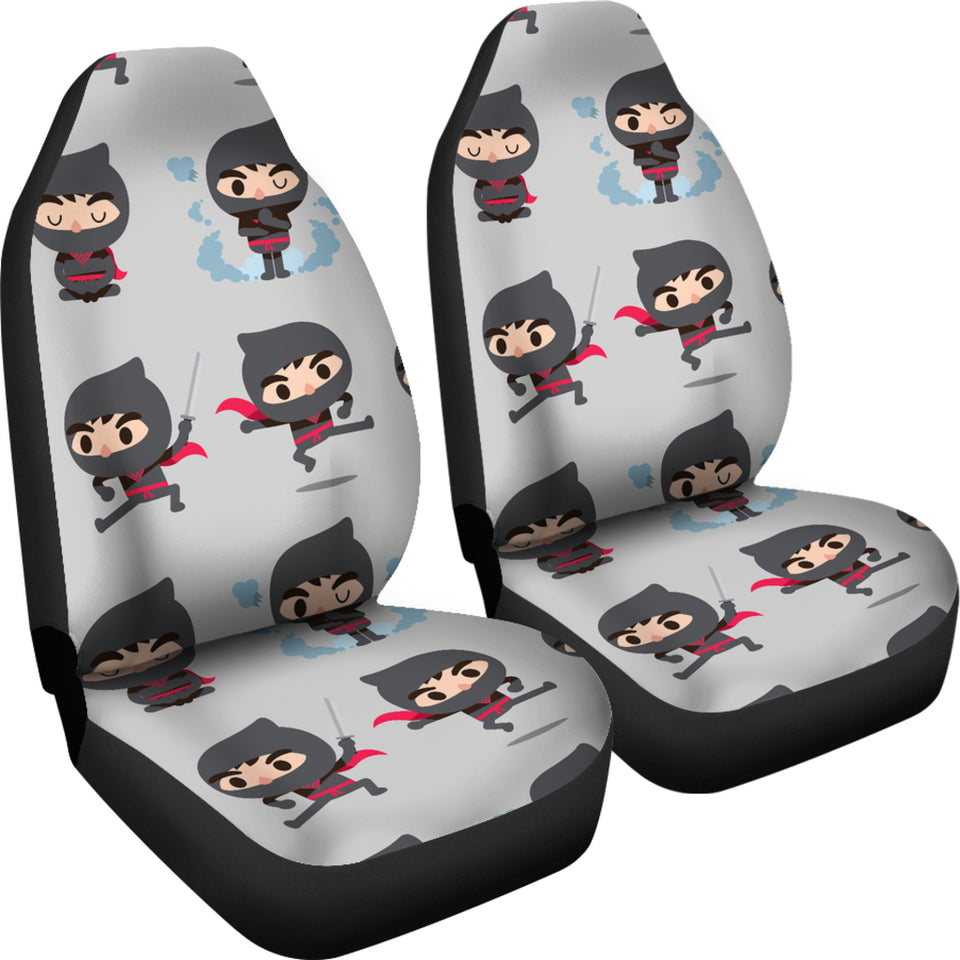 Cute Ninja Pattern Universal Fit Car Seat Covers