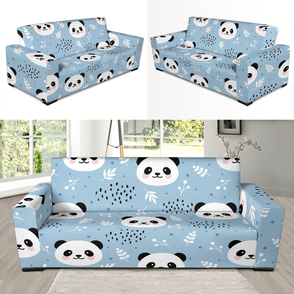 Cute Panda Pattern Sofa Slipcover
