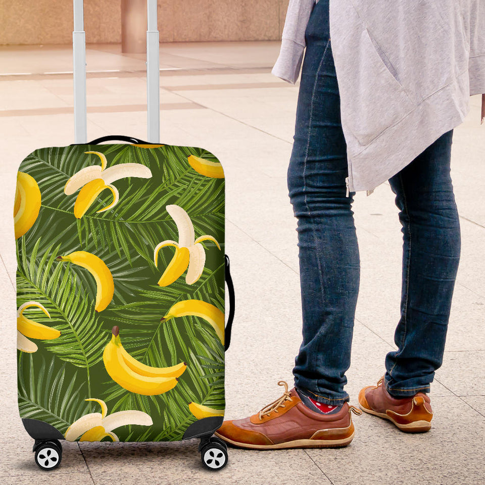 Banana Palm Leaves Pattern Luggage Covers