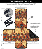 Camel polynesian tribal design pattern Chair Cover Protector