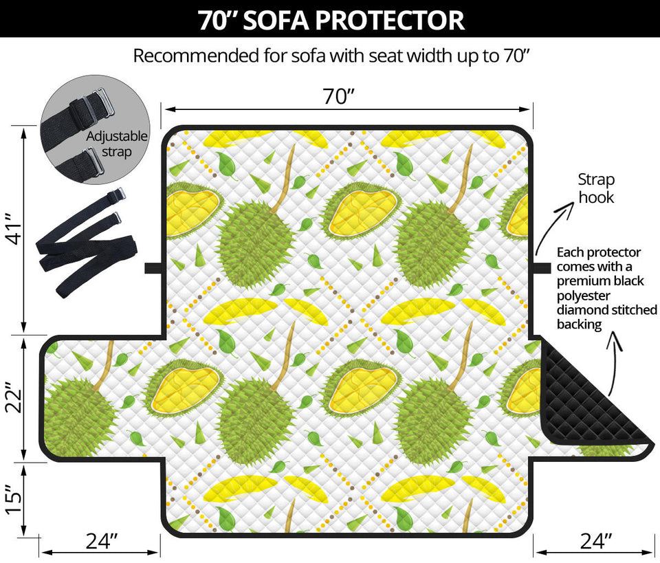 Durian pattern background Sofa Cover Protector