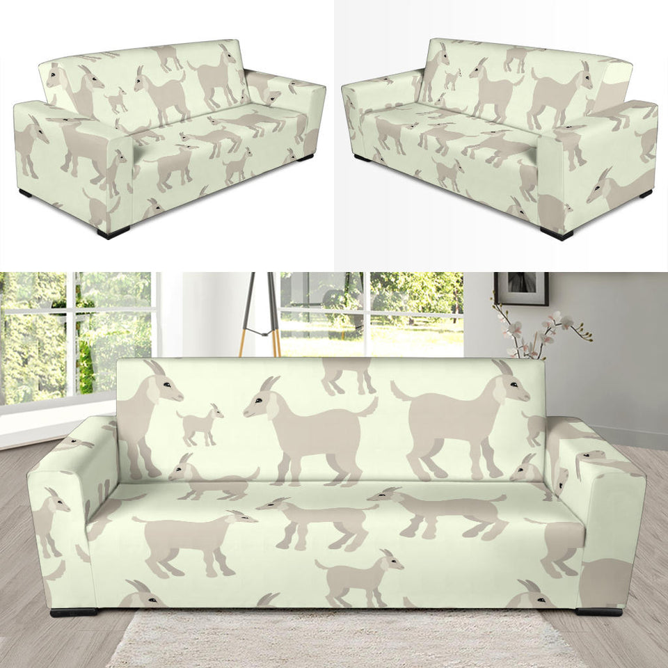 Little Young Goat Pattern Sofa Slipcover