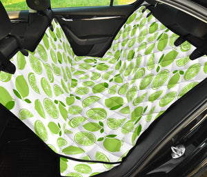 Lime Design Pattern Dog Car Seat Covers