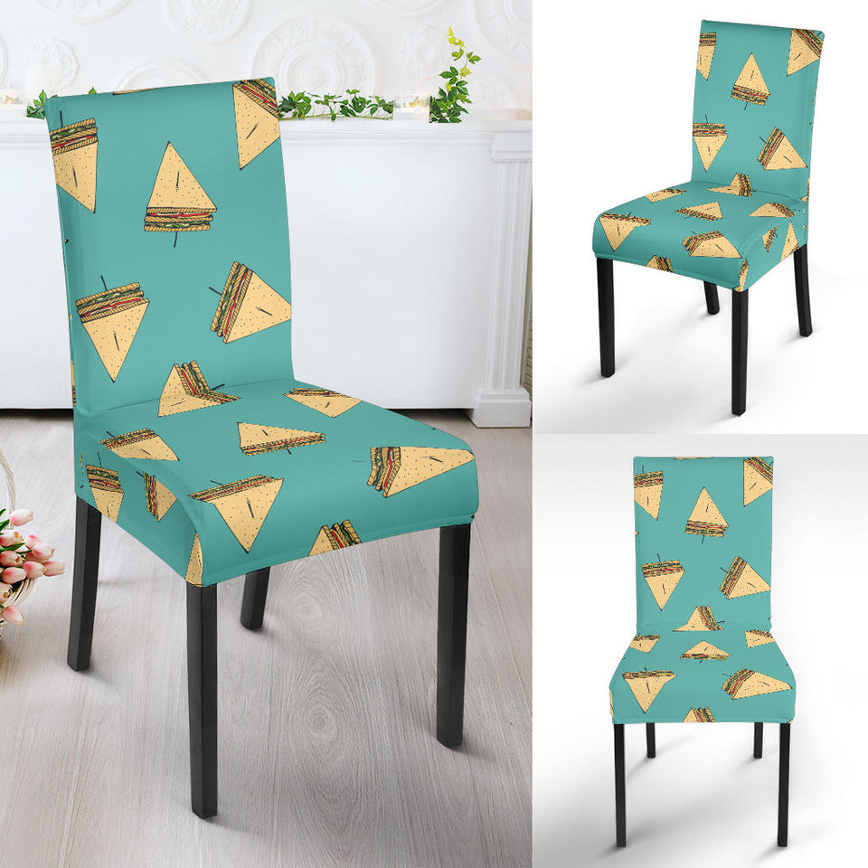 Sandwich Pattern Print Design 03 Dining Chair Slipcover