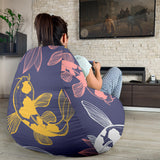 Koi Fish Carp Fish Pattern Bean Bag Cover