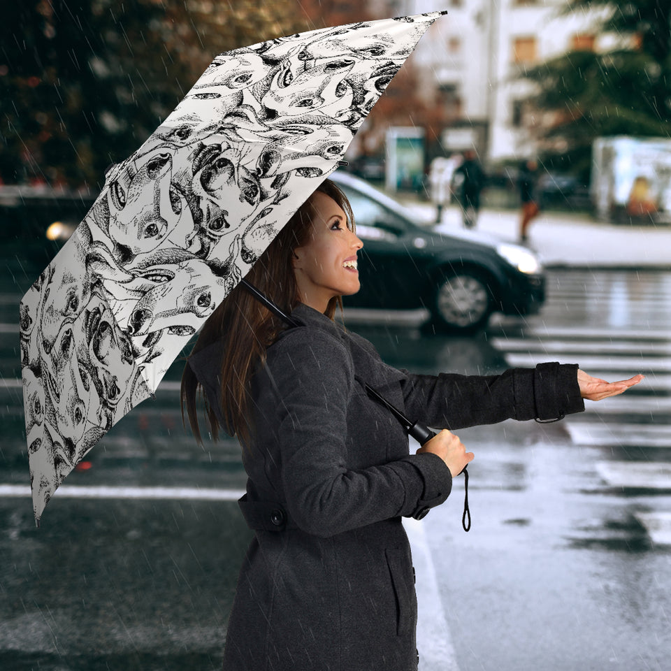 Greyhound Pattern Print Design 01 Umbrella
