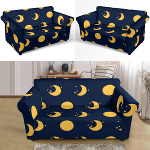 Moon Star Pattern Loveseat Couch Slipcover