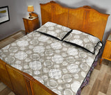 Scallop shell pattern Quilt Bed Set