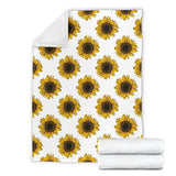 Sunflowers Design Pattern Premium Blanket
