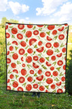 Tomato Pattern Premium Quilt
