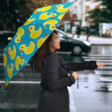 Duck Toy Pattern Print Design 04 Umbrella