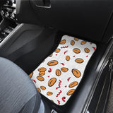 Peanuts Pattern Background Front And Back Car Mats
