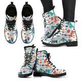 Cute Crocodile Pattern Leather Boots