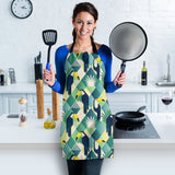 Toucan Tropical Leaves Design Pattern  Adjustable Apron