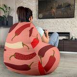 Beautiful Chili Peppers Pattern Bean Bag Cover