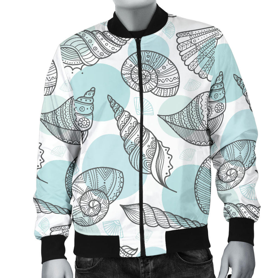 Shell Polynesian Tribal  Men'S Bomber Jacket