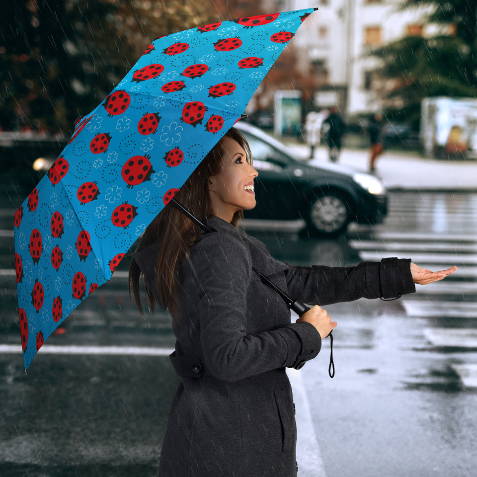 Ladybug Pattern Print Design 02 Umbrella