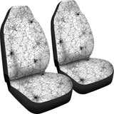 Spider Web Cobweb Pattern Universal Fit Car Seat Covers