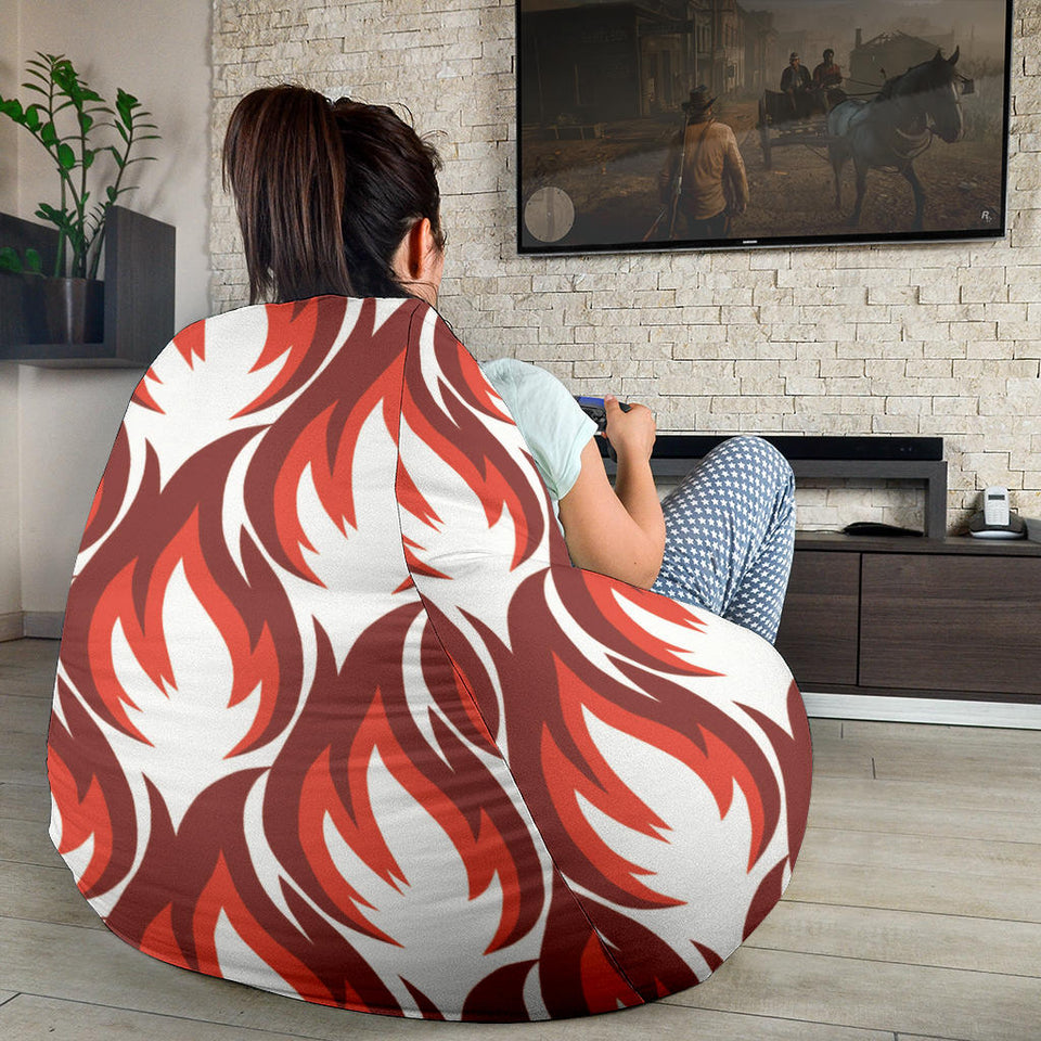 Fire Flame Symbol Design Pattern Bean Bag Cover