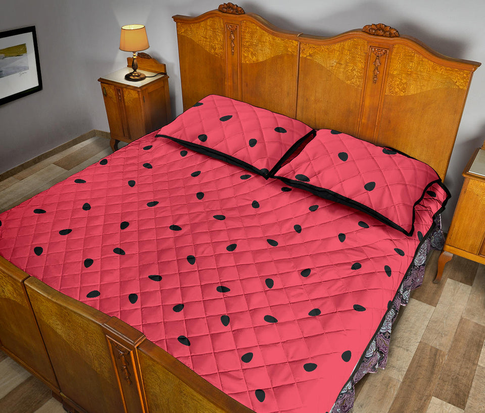 watermelon texture background Quilt Bed Set