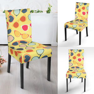 Sun Glasses Pattern Print Design 05 Dining Chair Slipcover