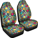 Gear Pattern Print Design 03 Universal Fit Car Seat Covers