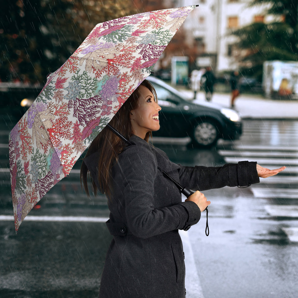 Coral Reef Pattern Print Design 03 Umbrella