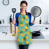 Banana Palm Leaves Pattern Background Adjustable Apron