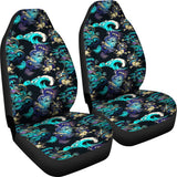 Dragon Sea Wave Pattern Universal Fit Car Seat Covers