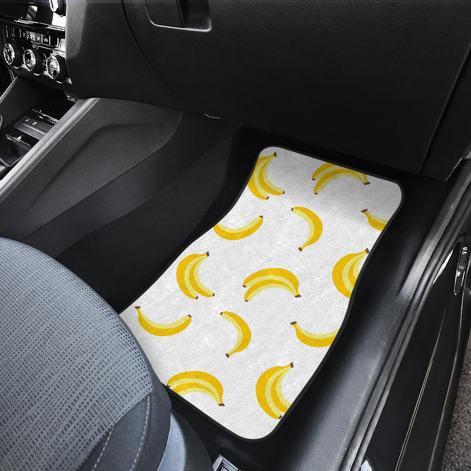 Banana Pattern Front And Back Car Mats