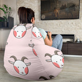 Cute Goat Pattern Bean Bag Cover