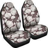 Garlic Bulb Dark Background Universal Fit Car Seat Covers