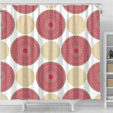 Circle Indian Pattern Shower Curtain Fulfilled In US
