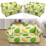 Durian Pattern Loveseat Couch Slipcover