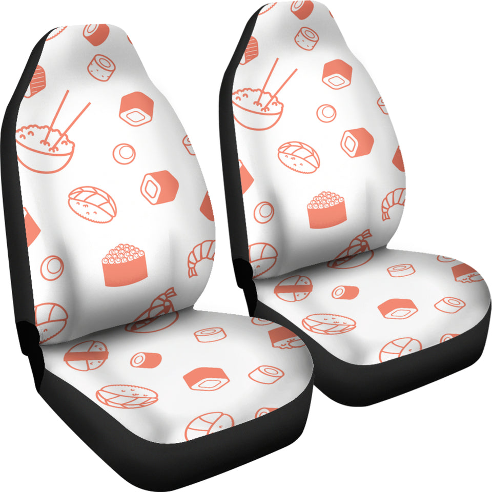 Sushi Pattern  Universal Fit Car Seat Covers