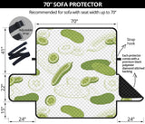 Cucumber sketch pattern Sofa Cover Protector