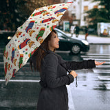 Corgi Christmas Pattern Umbrella