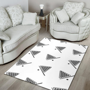 Billiard Ball Pattern Print Design 03 Area Rug