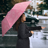 Sweet Candy Pink Background Umbrella