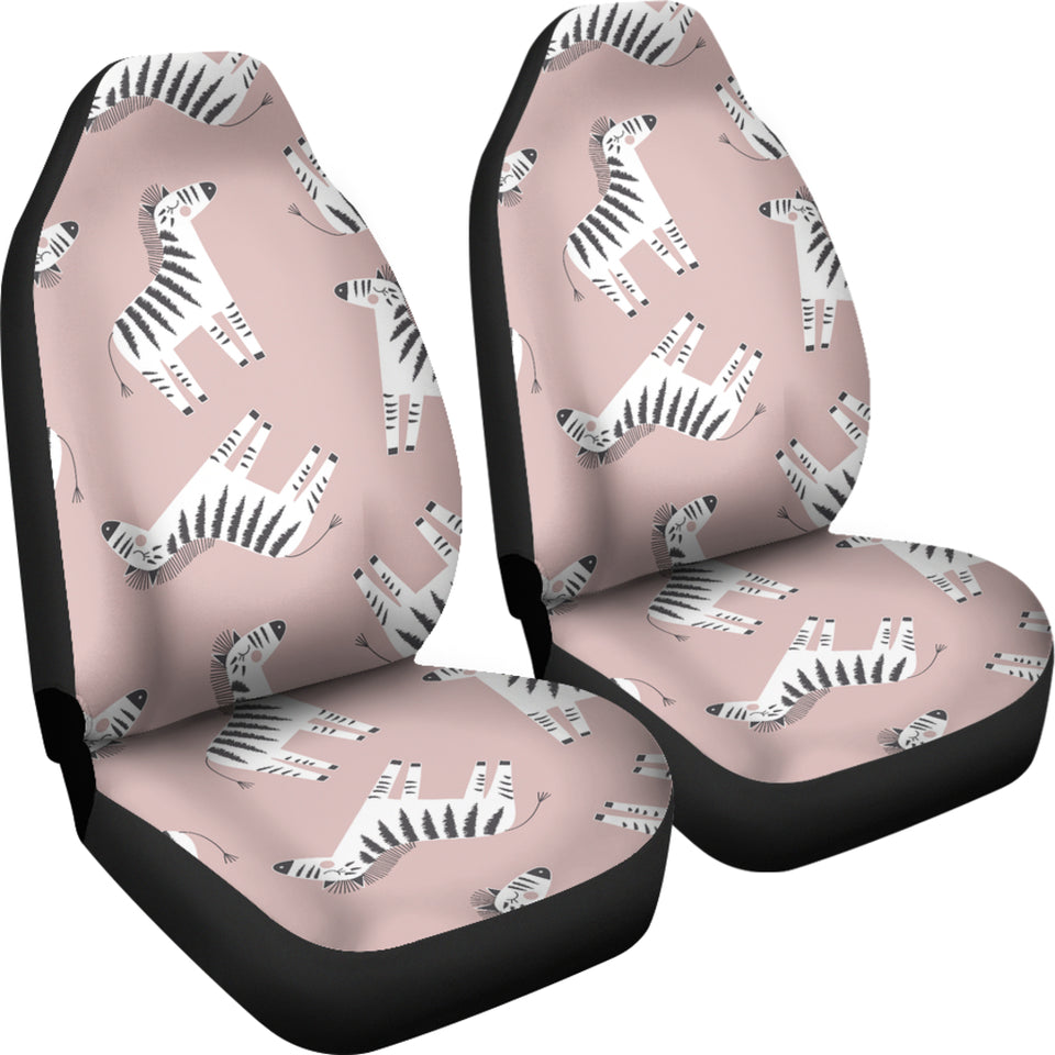 Cute Zebra Pattern  Universal Fit Car Seat Covers