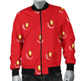 Strawberry Texture Skin Pattern Men'S Bomber Jacket