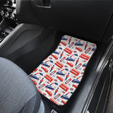 British Pattern Print Design 03 Front Car Mats