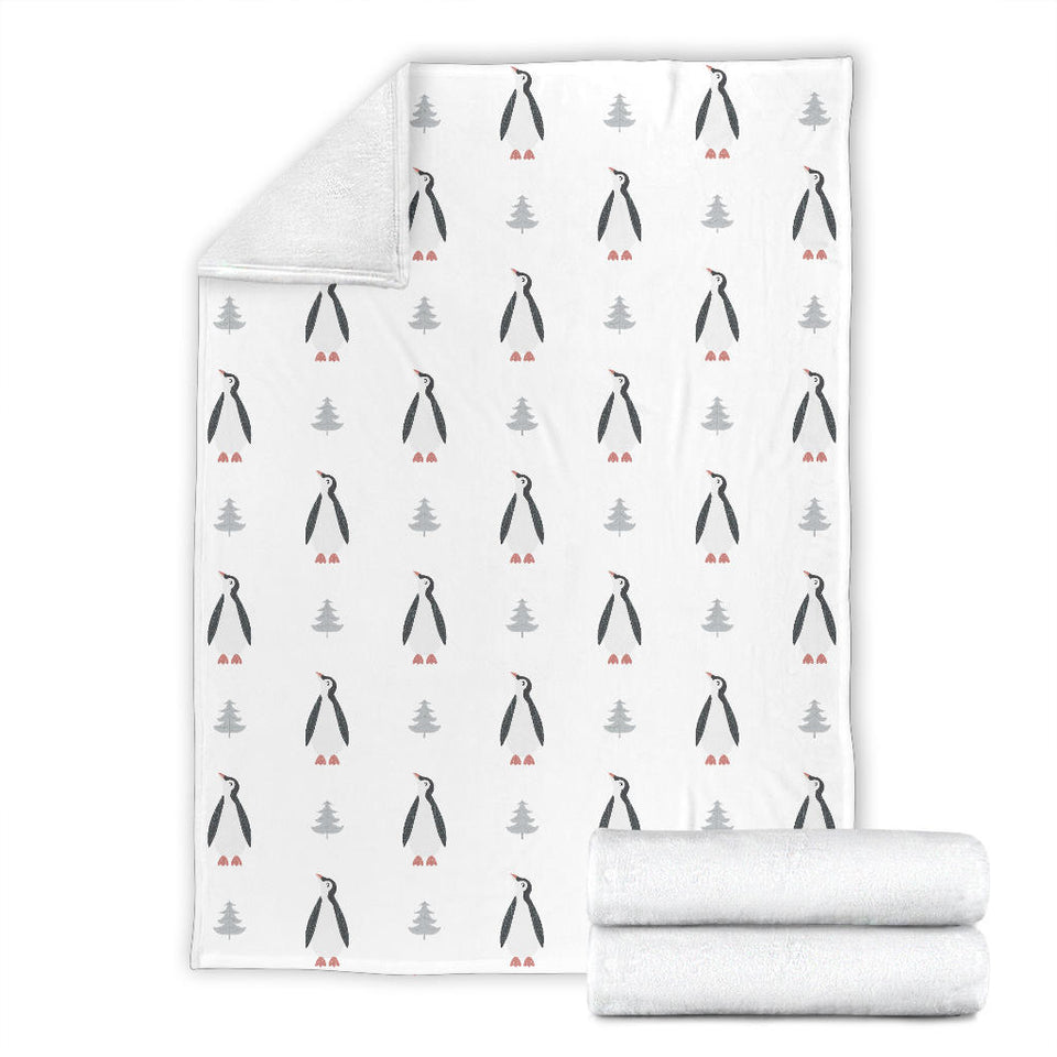Penguin Pattern Premium Blanket