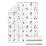 Penguin Pattern Premium Blanket