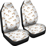 Jack Russel Pattern Print Design 04 Universal Fit Car Seat Covers