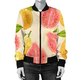 Beautiful Guava Pattern Women'S Bomber Jacket