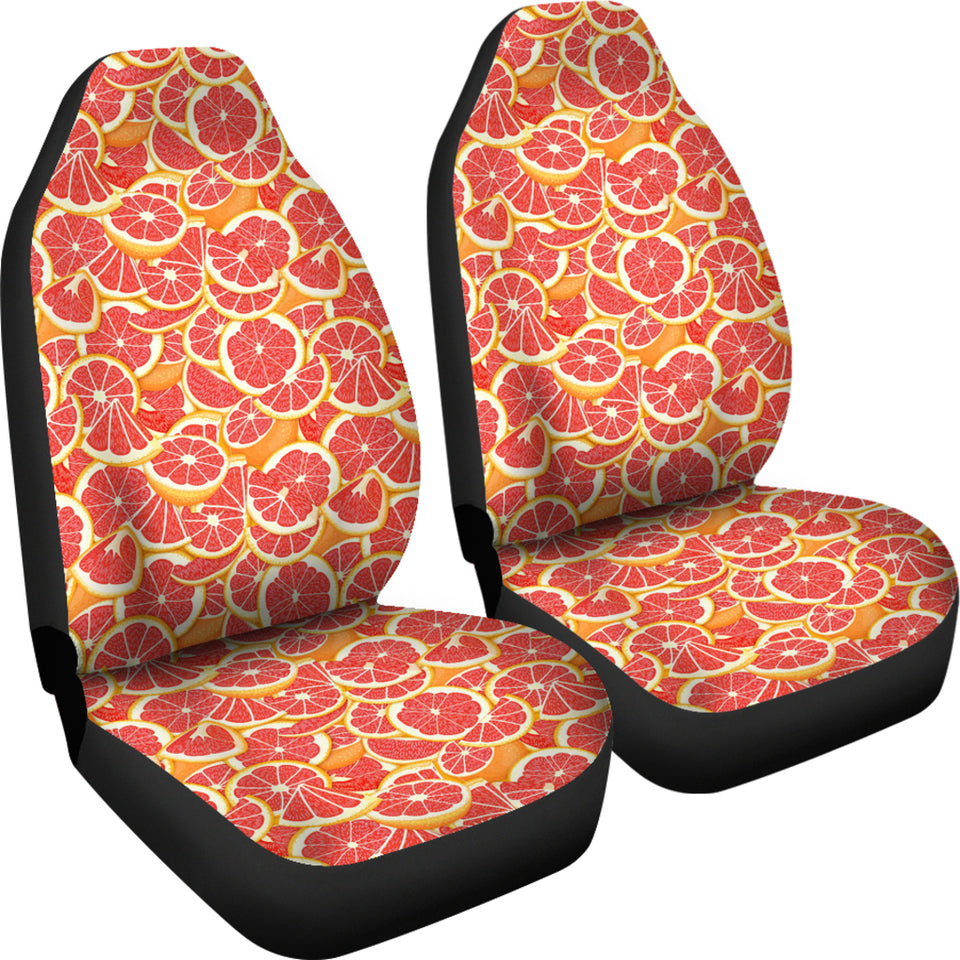 Tropical Grapefruit Pattern Universal Fit Car Seat Covers