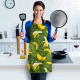 Banana Palm Leaves Pattern Adjustable Apron