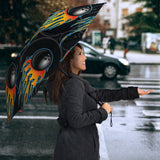 Bowling Balls Flame Pattern Umbrella